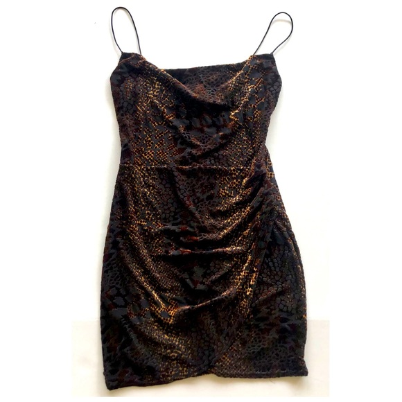 NEW ANIMAL PRINT SEXY MINI DRESS - Picture 1 of 4